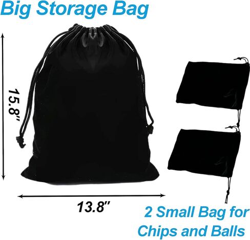 Deluxe Bingo Game for Adults Large Group, Includes 8" Bingo Cage with Big Storage Bag, 1000 Colorful Chips,118 Bingo Cards,75 Colored Balls,75 White Balls for Replacement, Master Board and 2 small Bag in Kuwait