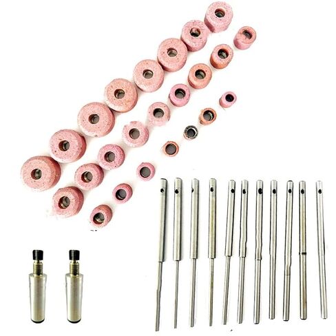 عجلات طحن مقعد صمام سيوكس 24 قطعة مع 11 قطعة طيار + 2X حامل حجر in Kuwait