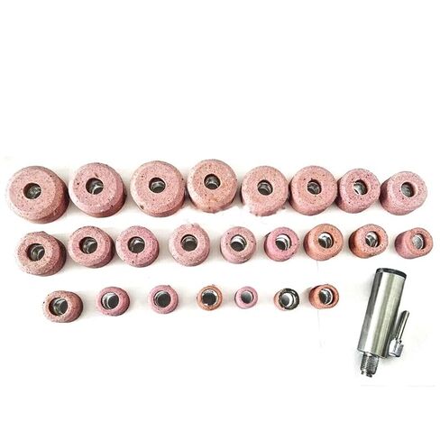 عجلات طحن مقعد صمام سيوكس 24 قطعة مع 11 قطعة طيار + 2X حامل حجر in Kuwait