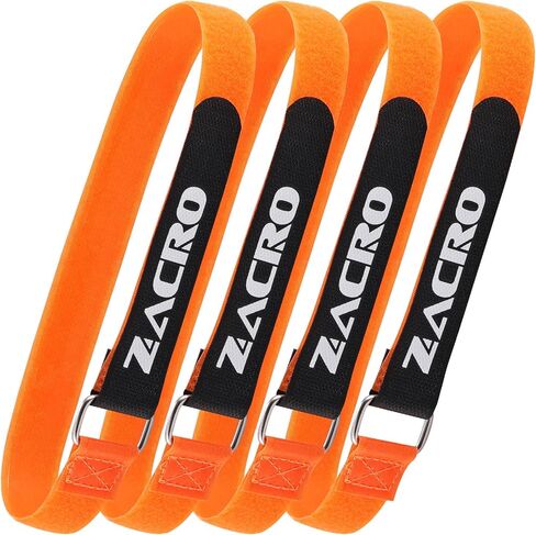 Zacro Bike Rack Straps, 2/4 PCS Adjustable Bike Wheel Strap with Upgraded Gel Grip & Stonger Metal Buckle, 24/31.5 Inches Anti-Slip Bicycle Tire Stabilizer Strap in Kuwait