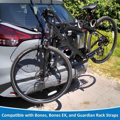 Bike Rack Straps Replacement Compatible with Saris Trunk Mount Bike Racks Compatible with Bones, Bones EX, Guardian Soft Rubber Bumpers Accessories Protect Hatchback & SUV in Saudi Arabia