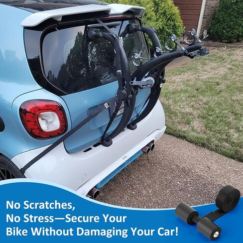Bike Rack Straps Replacement Compatible with Saris Trunk Mount Bike Racks Compatible with Bones, Bones EX, Guardian Soft Rubber Bumpers Accessories Protect Hatchback & SUV in Saudi Arabia