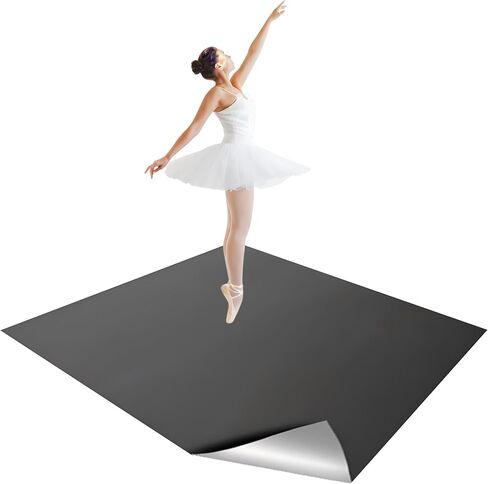 Portable Marley Floor, Dance Mat, 1.5 mm Thick Vinyl Dance Floor, Non-Slip Practice Mat for Ballet, Jazz, Home & Studio in Kuwait