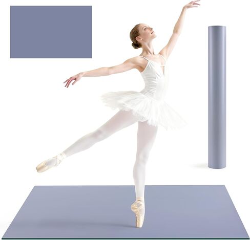 Dance Floor Mat Ballet Dance Floor Heavy-Duty 4MM PE Practice Floor for Ballet, Jazz, and Pop Portable and Non-Slip Dance Flooring for Adults and Kids in Kuwait