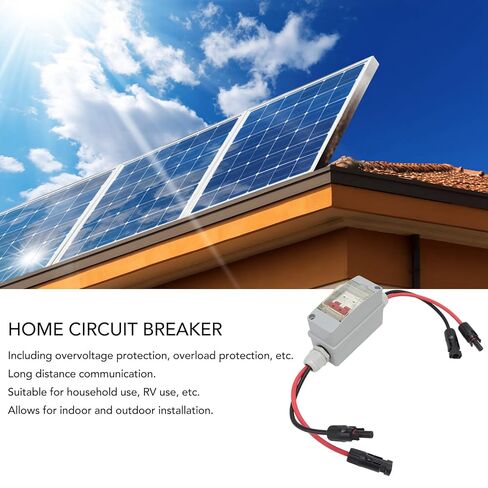 Solar Panel Disconnect Switch, 500V 32A DC Miniature Circuit Breaker with PV Connector and IP65 Waterproof Box for Outdoor PV or AC Stystem in Kuwait