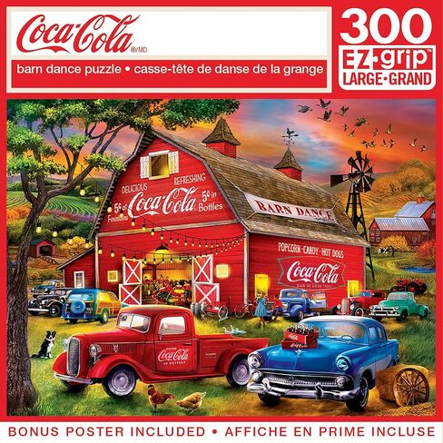 MasterPieces 32259: Coca-Cola - Barn Dance 300Pc Ezgrip Puzzle in Saudi Arabia