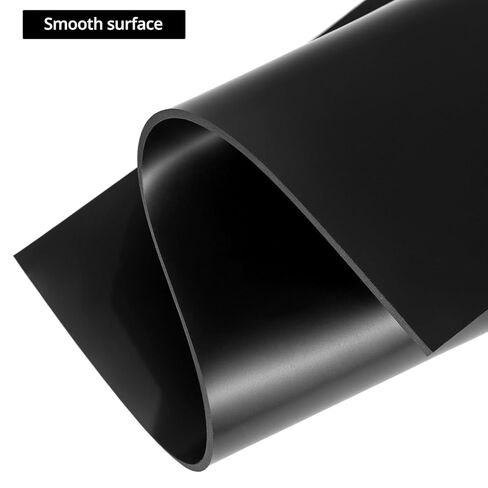 QWORK Rubber Sheet Roll, Solid Rubber Gasket Strip, 12" W x 12" L 1/8" Thick, for Sealing, Bumpers, Weather Stripping, DIY Gaskets, Crafts, Flooring in Saudi Arabia