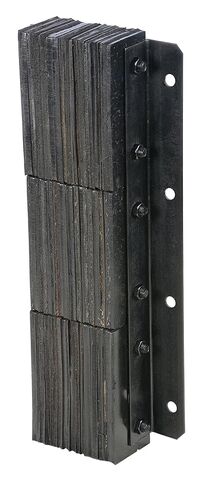 Vestil V-1130-4.5 مصد مطاطي عمودي مصفح، عرض 13 بوصة، ارتفاع 30 بوصة، عرض 4.5 بوصة in Kuwait