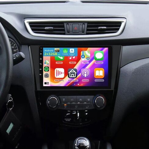 2+32G Android 13 Car Stereo Radio for Nissan Rogue X-Trail 2014-2019 ، 10 بوصة راديو شاشة تعمل باللمس لكاميرا Nissan Qashqai 2017-2019 in Kuwait