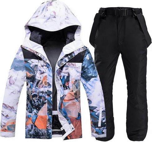 Snow Suit Winter ski suit set with thickened outdoor sports equipment Outdoor Snow Suits in Saudi Arabia