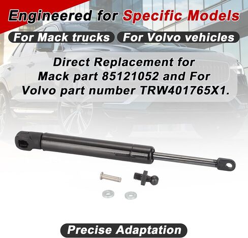 Heavy Duty Gas Spring Strut Replacement for Mack Trucks - Compatible with Part Numbers 6990-401765X1, 85121052, TRW401765X1 in Saudi Arabia
