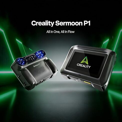 Creality Sermoon P1 3D Scanner, Handheld 22+7+1 Blue Laser&Infrared Wireless 3D Scanner with 6"Touch Screen, Supports Standalone&PC Modes, 0.02mm/m Accuracy for Modified Vehicles, Reverse Engineering in Saudi Arabia