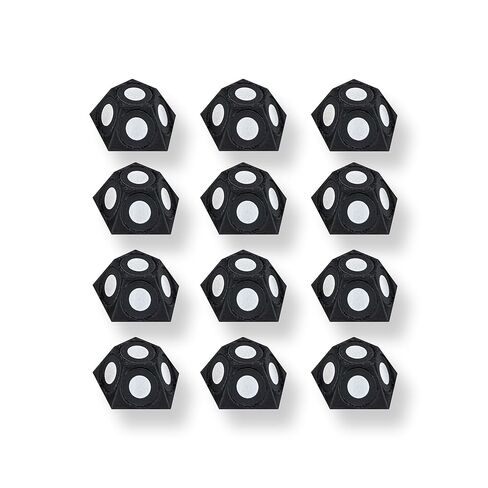 12 Piece Multi-Angle Marker 6 Sided Set: 3D Scanner 6mm Dots, 3D Scanning Spray & 3D Scanner Turntable Compatible, Accurate Tracking Markers, 3D Tracking Dot Reference Point Markers for 3D Scanning in Saudi Arabia