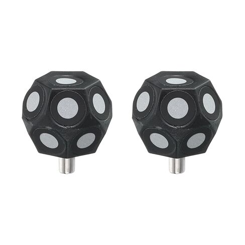 uxcell 6 قطع علامة كروية مغناطيسية ثلاثية الأبعاد 6 مم علامات مسح ثلاثية الأبعاد نقاط تتبع ثلاثية الأبعاد نقطة مرجعية هدف ثلاثي الأبعاد علامات انعكاس منتشرة تمنع فقدان التتبع وتعزيز الدقة in Kuwait