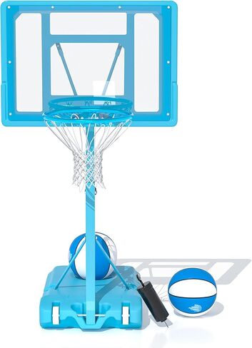 نظام كرة السلة في الهواء الطلق مع كيس رمل إضافي، ارتفاع 4.3-10أقدام نظام هدف كرة السلة قابل للتعديل 44 بوصة لوحة خلفية مقاومة للكسر للشباب/المراهقين/البالغين في الأماكن المغلقة والخارجية in Kuwait
