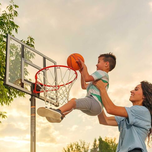 Lifetime Youth Portable Basketball Hoop, Adjustable Height 5.5-7.5 Ft, 30-Inch Shatterproof Fusion Backboard in Saudi Arabia