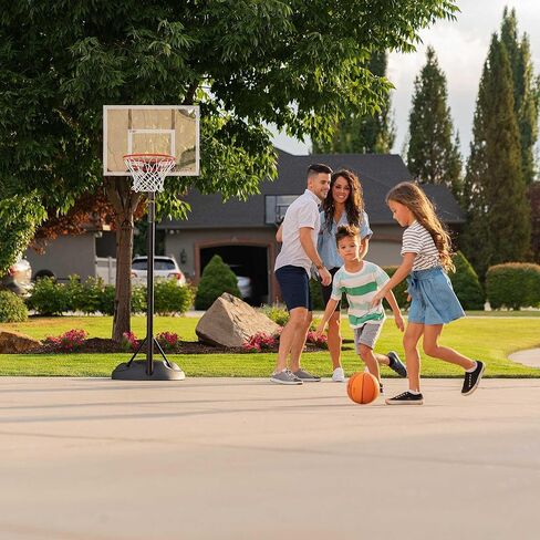 Lifetime Youth Portable Basketball Hoop, Adjustable Height 5.5-7.5 Ft, 30-Inch Shatterproof Fusion Backboard in Saudi Arabia