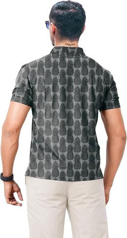 Mens Pickleball Polo Short Sleeve Shirt Dri Fit Men's Performance Sports Summers Shirt Wicking t Golf Shirts for Men in Kuwait