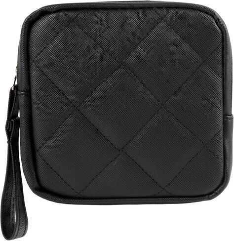 Sanitary Bags Sanitary Napkin Storage Bag Portable Makeup Bag Pad Pouch Tampon Bags Period Pouch First Period Kit for Teen Girls Women (Black) in Kuwait