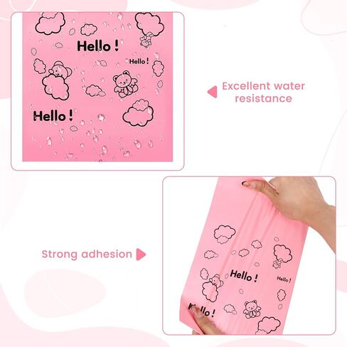 100 Pcs Sanitary Napkin Disposal Bags,Feminine Hygiene Disposal Bags for Pads,Tampon Sanitary Bag for Women Girls Privacy Protection(Pink) in Saudi Arabia