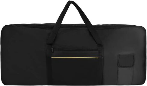 61 Keys Keyboard Case for 61 Keys Keyboard and Electric Piano, Electric Keyboards Bag Piano Gig Bag, Waterproof 420D Oxford Cloth Piano Padded Case (black) in Kuwait