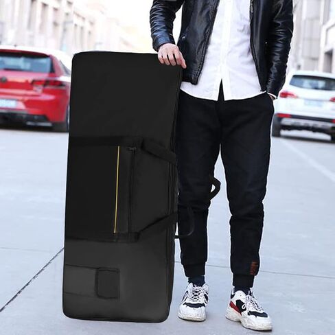 61 Keys Keyboard Case for 61 Keys Keyboard and Electric Piano, Electric Keyboards Bag Piano Gig Bag, Waterproof 420D Oxford Cloth Piano Padded Case (black) in Kuwait