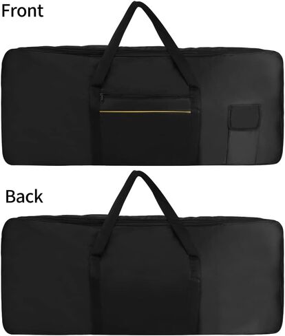 61 Keys Keyboard Case for 61 Keys Keyboard and Electric Piano, Electric Keyboards Bag Piano Gig Bag, Waterproof 420D Oxford Cloth Piano Padded Case (black) in Kuwait