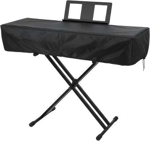 61 Key Keyboard Case - Waterproof Dustproof Electric Piano Keyboard Cover with Music Stand Zipper Adjustable Drawstring - Soft Fabric Piano Cover for 61 Keys Digital Pianos in Saudi Arabia