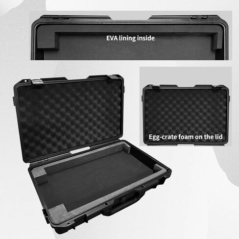 حافظة صلبة لجهاز Akai Professional MPC Live III، حافظة تخزين صلبة لواجهة الصوت مزودة بمقبض مريح مع رغوة قابلة للتخصيص in Kuwait