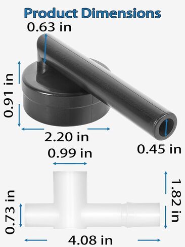 426799-01 Float Switch Connector & 4A0177-01 Sanoprene Tee Replacement Kit for Hoshizaki Ice Maker Compatible with KM Series in Saudi Arabia
