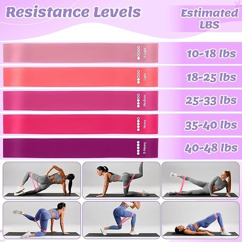 Pilates Equipment Set for Women - 12PCS Pilates Starter Accessories Kit with 10'' Ball, Magic Circle, Yoga Ring, Resistance Bands, Stretching Strap for Home Workout Exercise Beginner Essentials in Saudi Arabia