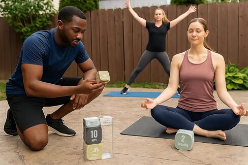 Yoga & Exercise Dice Set – Workout Dice for Home Fitness, HIIT, Strength Moves, Cardio, Stretching & Breathing | Fun Random Generator for Women, Men, Couples, Beginners&Trainers(Special Edition) in Saudi Arabia