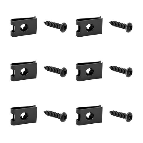 طقم براغي توركس وصواميل مسطحة للوحة الجسم، براغي توركس M6 × 25 مم مع صواميل بلاستيكية مسطحة متوافقة مع Polaris Ranger وRZR وعام (2014-2025)، بديل لـ 7519650 و7547674، مجموعة من 6 in Kuwait