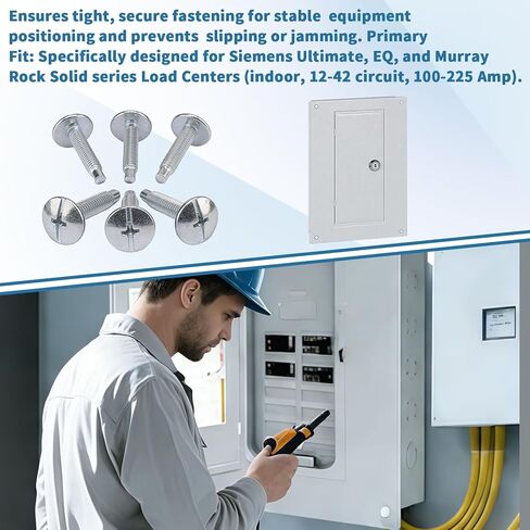Breaker Box Cover Screws for Siemens ECTS2 or Murray Load Centers, Compatible with Square D S106, QO and Homeline, Galvanized Circuits Load Center Screws 20 Pack in Saudi Arabia
