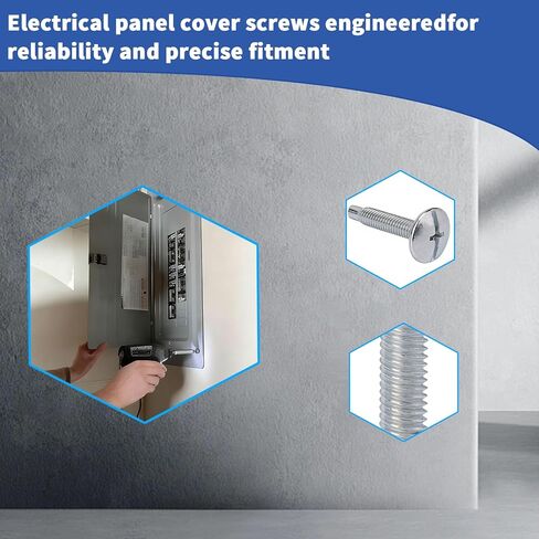 Breaker Box Cover Screws for Siemens ECTS2 or Murray Load Centers, Compatible with Square D S106, QO and Homeline, Galvanized Circuits Load Center Screws 20 Pack in Saudi Arabia