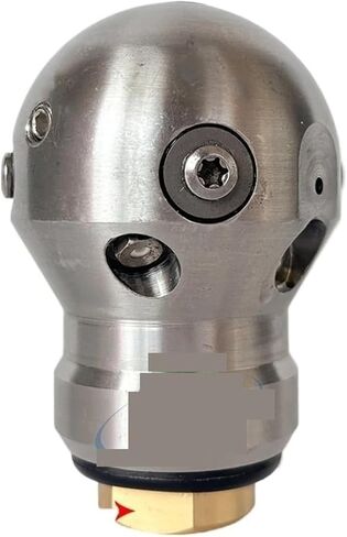 ارتفاع ضغط غسل أنابيب الصرف الصحي تنظيف الدورية الكرة فوهة Jetter كروية (1I2 أنثى 60LPM) in Kuwait