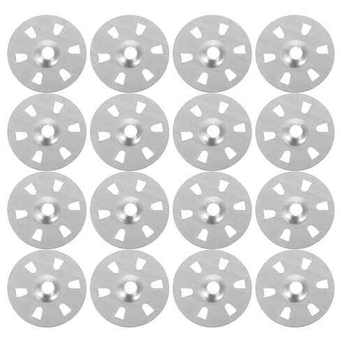 500pcs Six-Hole Metal Foam Board Washers for Insulation Fixing, Load Spreading Metal Panel Fasteners Compatible with Foam Sheets and Plaster Boards in Saudi Arabia