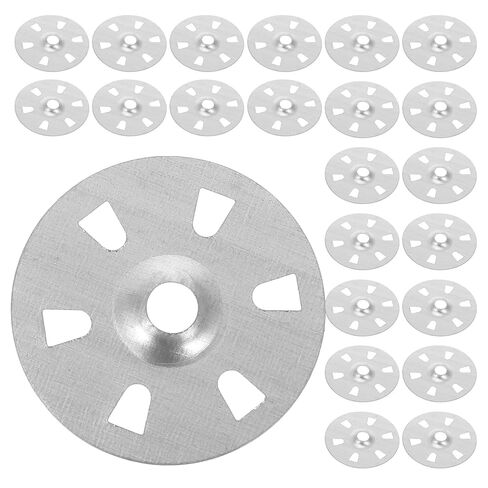 500pcs Metal Insulation Washers Six-Hole Foam Board Fastening Washers for Rigid Foam Insulation Panel Fixing in Plaster and Polypropylene Sheet Applications in Saudi Arabia