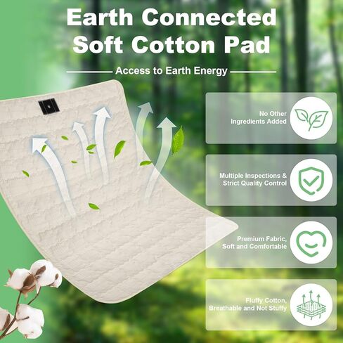 Grounding Mat Kit 34 x 50 Inch, Grounding Mat for Sleep, Energy, Pain Relief, Inflammation, Balance, Wellness in Kuwait