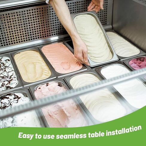 UNIFAMILY 6pcs Stainless Steel Steam Table Dividers 12.7IN, Metal Table Adapter Bar Long for Steam Table Pan, Table Divider Rods for Restaurant Kitchen Food Service Accessories in Kuwait