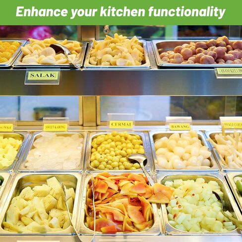 UNIFAMILY 6pcs Stainless Steel Steam Table Dividers 12.7IN, Metal Table Adapter Bar Long for Steam Table Pan, Table Divider Rods for Restaurant Kitchen Food Service Accessories in Kuwait