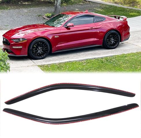 4pcs Original Shatterproof Side Window Wind Deflectors for 92-11 Mercury Grand Marquis,03 Marauder 98-11 Ford Crown Vic Short Rears,Rain Guards,Nice Looking Window Visors for Cars,Vent Deflector 94228 in Kuwait