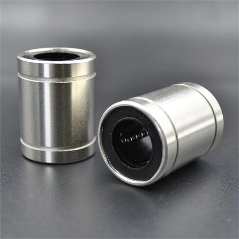 Linear Ball Bearing, 8mm CNC Parts, Silver Metal Construction, 37mm Length, Precision Engineered for 3D Printer, CNC Machine Applications (2Pcsmm LM16UU 16x28x37mm) in Saudi Arabia