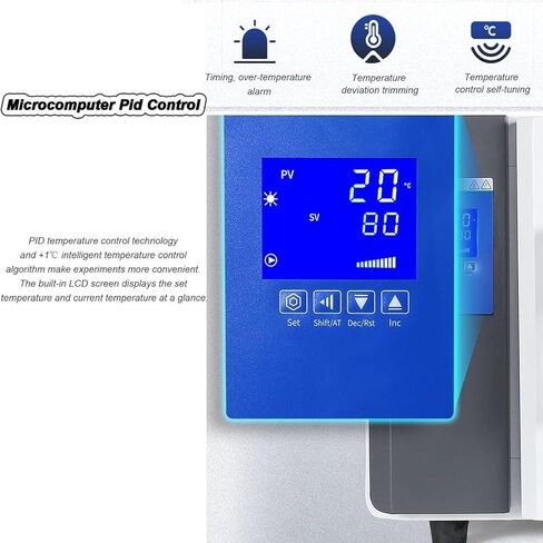 Portable Vacuum Drying Oven for Laboratory & Scientific Research - Electric Heating with Timer, Constant Temperature for Bee Pollen & More Applications in Kuwait