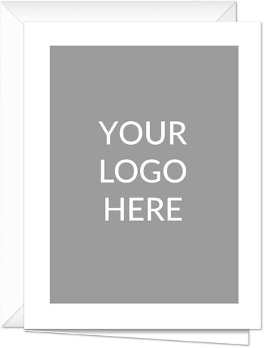 Personalized Logo Cards / 100 Custom Design Business Thank You Trademark Note Cards With White Envelopes / 4 1/4" x 5 1/2" Bulk DIY Full Color Monogram Business Greeting Cards / Made In The USA in Saudi Arabia
