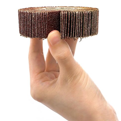Hedume 20 Pcs 10 Sizes Abrasive Flap Wheel Sander Set, 80 Grit Sanding Flap Wheel, 1/4" Shank Flap Wheels Sander for Metal Wood Drill, Remove Rust in Saudi Arabia