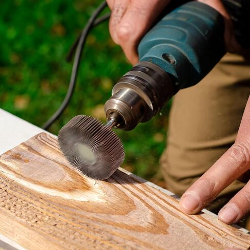 Hedume 20 Pcs 10 Sizes Abrasive Flap Wheel Sander Set, 80 Grit Sanding Flap Wheel, 1/4" Shank Flap Wheels Sander for Metal Wood Drill, Remove Rust in Saudi Arabia