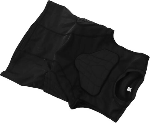 Youth Football Padded Vest, Thickened Anti Collision Protective Shirt with Breathable Polyurethane Material, for Basketball Cycling Sports Training (YM) in Saudi Arabia