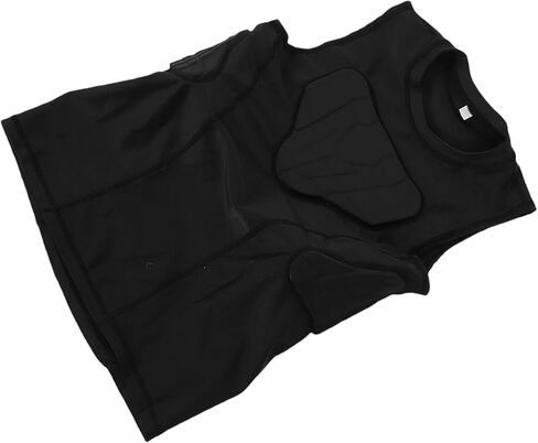 Youth Football Padded Vest, Thickened Anti Collision Protective Shirt with Breathable Polyurethane Material, for Basketball Cycling Sports Training (#4) in Saudi Arabia