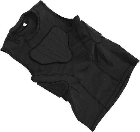 Youth Football Padded Vest, Thickened Anti Collision Protective Shirt with Breathable Polyurethane Material, for Basketball Cycling Sports Training in Saudi Arabia